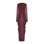 CHATS by C.Dam Lynn Dress in Reddish Brown | Maxi Dresses | Coveti