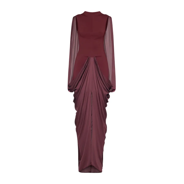CHATS by C.Dam Lynn Dress in Reddish Brown | Maxi Dresses | Coveti