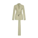 CHATS by C.Dam Mae Blazer in Sage Olive | Blazers | Coveti
