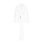 CHATS by C.Dam Mae Blazer in White | Blazers | Coveti