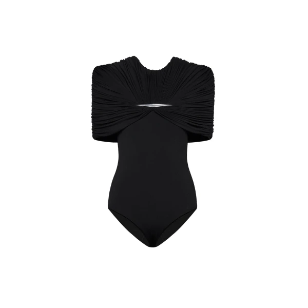 Maha Bodysuit in Black