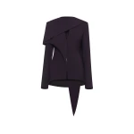CHATS by C.Dam Maia Blazer in Mulberry Red | Blazers | Coveti
