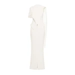 CHATS by C.Dam Margu Dress in Ivory White | Maxi Dresses | Coveti