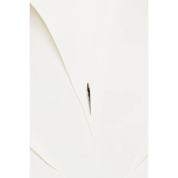 CHATS by C.Dam Margu Dress in Ivory White | Maxi Dresses | Coveti
