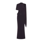 CHATS by C.Dam Margu Dress in Mulberry Red