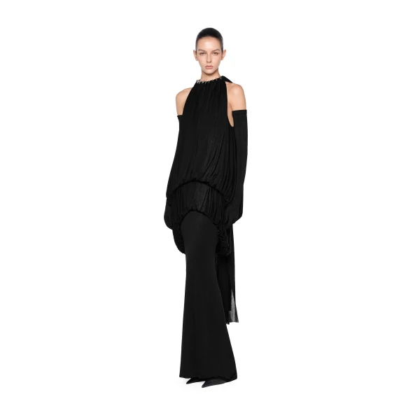 CHATS by C.Dam Mayer Dress in Black | Maxi Dresses | Coveti