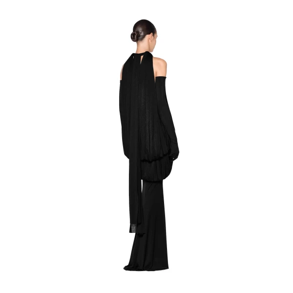 CHATS by C.Dam Mayer Dress in Black | Maxi Dresses | Coveti