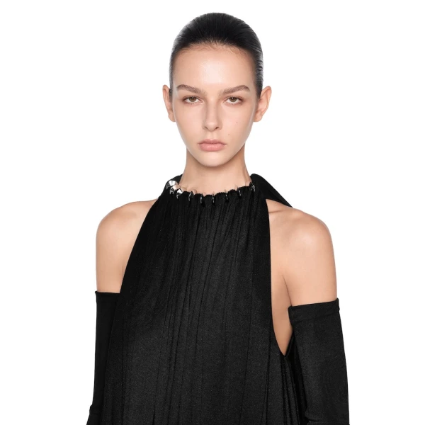 CHATS by C.Dam Mayer Dress in Black | Maxi Dresses | Coveti