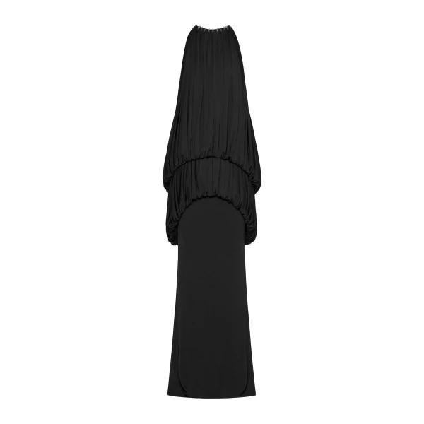 CHATS by C.Dam Mayer Dress in Black | Maxi Dresses | Coveti