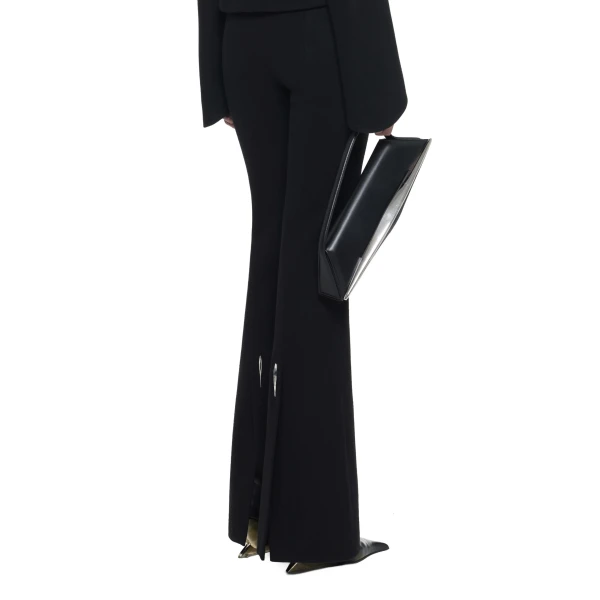 CHATS by C.Dam Miram Trousers in Black | Tailored pants | Coveti