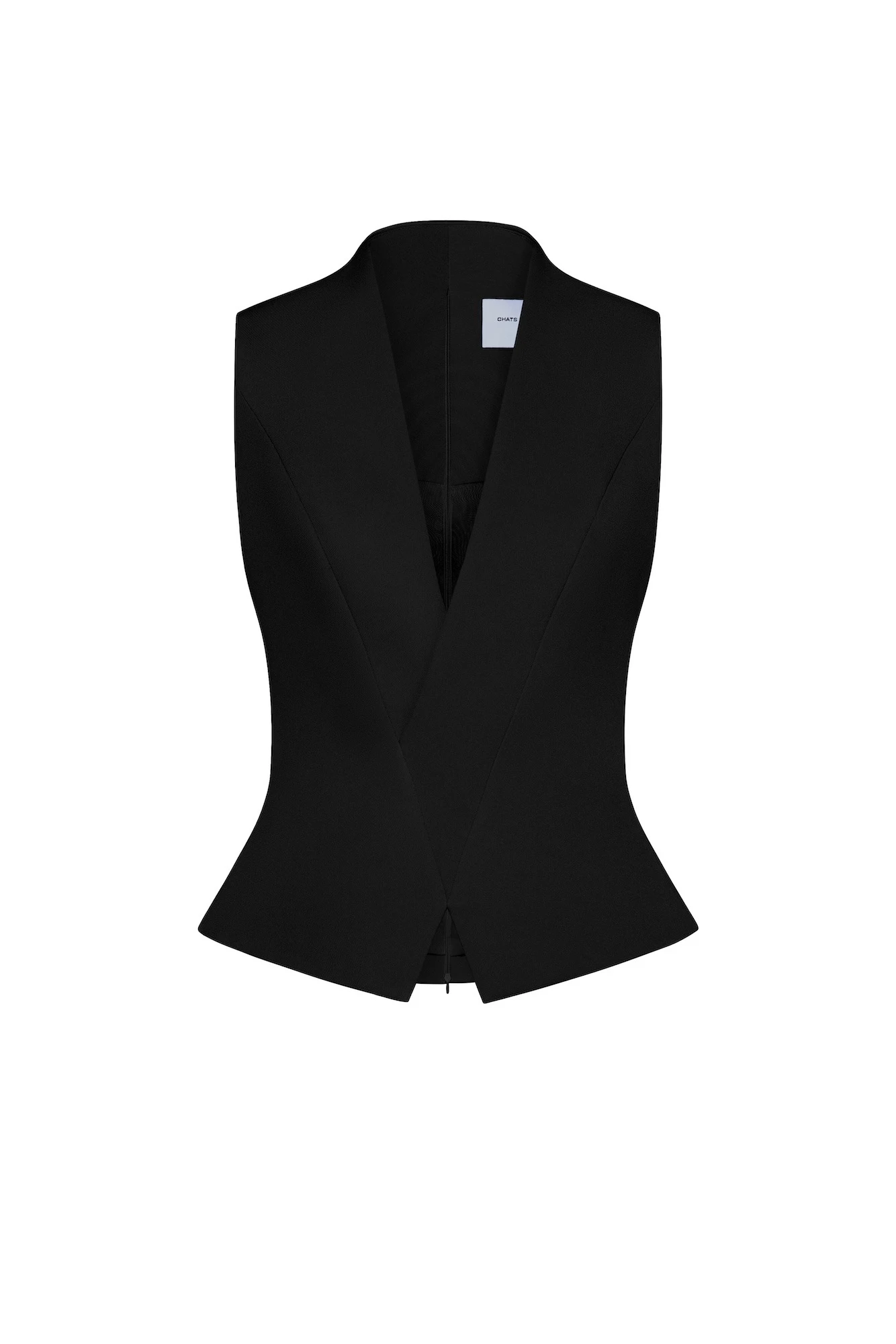 CHATS by C.Dam Noura Vest and Skirt Set in Black CHATS by C.Dam Noura Vest and Skirt Set in Black