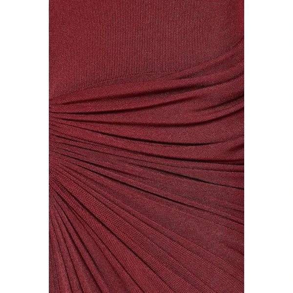 CHATS by C.Dam Rachel Dress in Maroon | Mini Dresses | Coveti