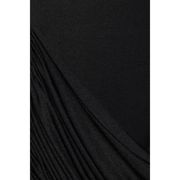 CHATS by C.Dam Rana Dress in Black, view 5
