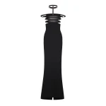 CHATS by C.Dam Rania Dress in Black | Maxi Dresses | Coveti