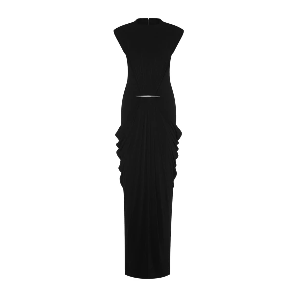 CHATS by C.Dam Rita Dress in Black | Maxi Dresses | Coveti