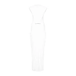 CHATS by C.Dam Rita Dress in White | Maxi Dresses | Coveti