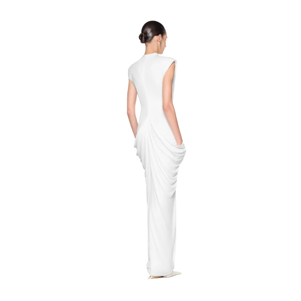 CHATS by C.Dam Rita Dress in White | Maxi Dresses | Coveti