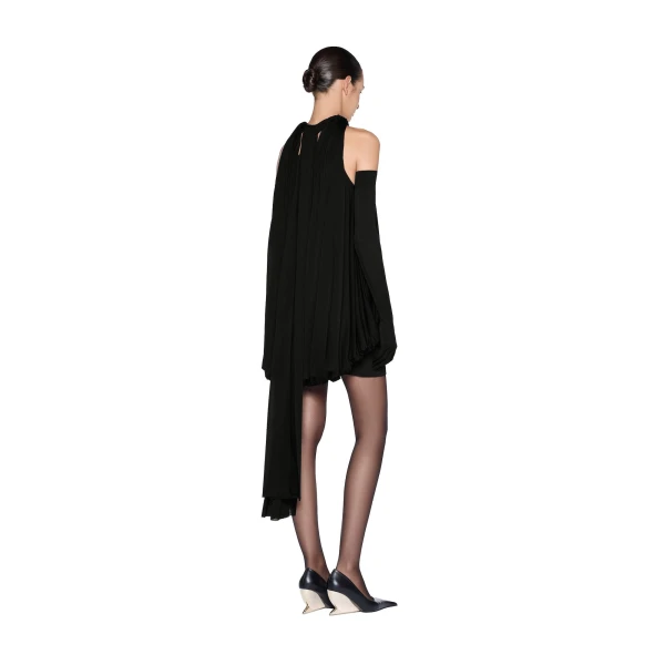 CHATS by C.Dam Rosalind Top and Skirt Set in Black | Sleeveless | Coveti