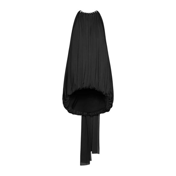 CHATS by C.Dam Rosalind Top and Skirt Set in Black | Sleeveless | Coveti
