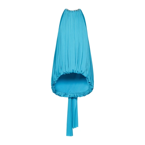 CHATS by C.Dam Rosalind Top and Skirt Set in Cerulean Blue