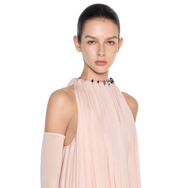 CHATS by C.Dam Rosalind Top and Skirt Set in Spanish Pink | Sleeveless | Coveti