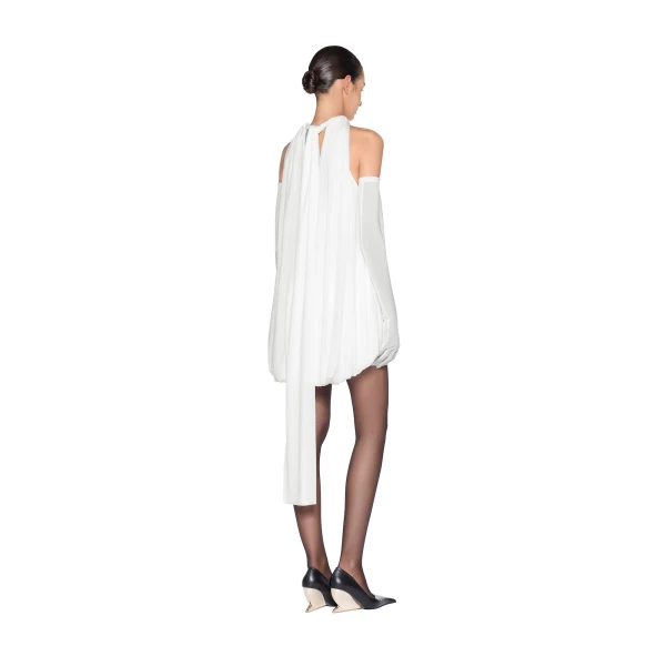 CHATS by C.Dam Rosalind Top and Skirt Set in White | Sleeveless | Coveti