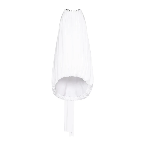 Rosalind Top and Skirt Set in White