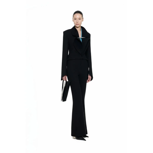 CHATS by C.Dam Sagitta Blazer in Black | Blazers | Coveti