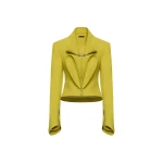 CHATS by C.Dam Sagitta Blazer in Chartreuse Green