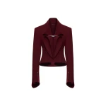 CHATS by C.Dam Sagitta Blazer in Maroon Red