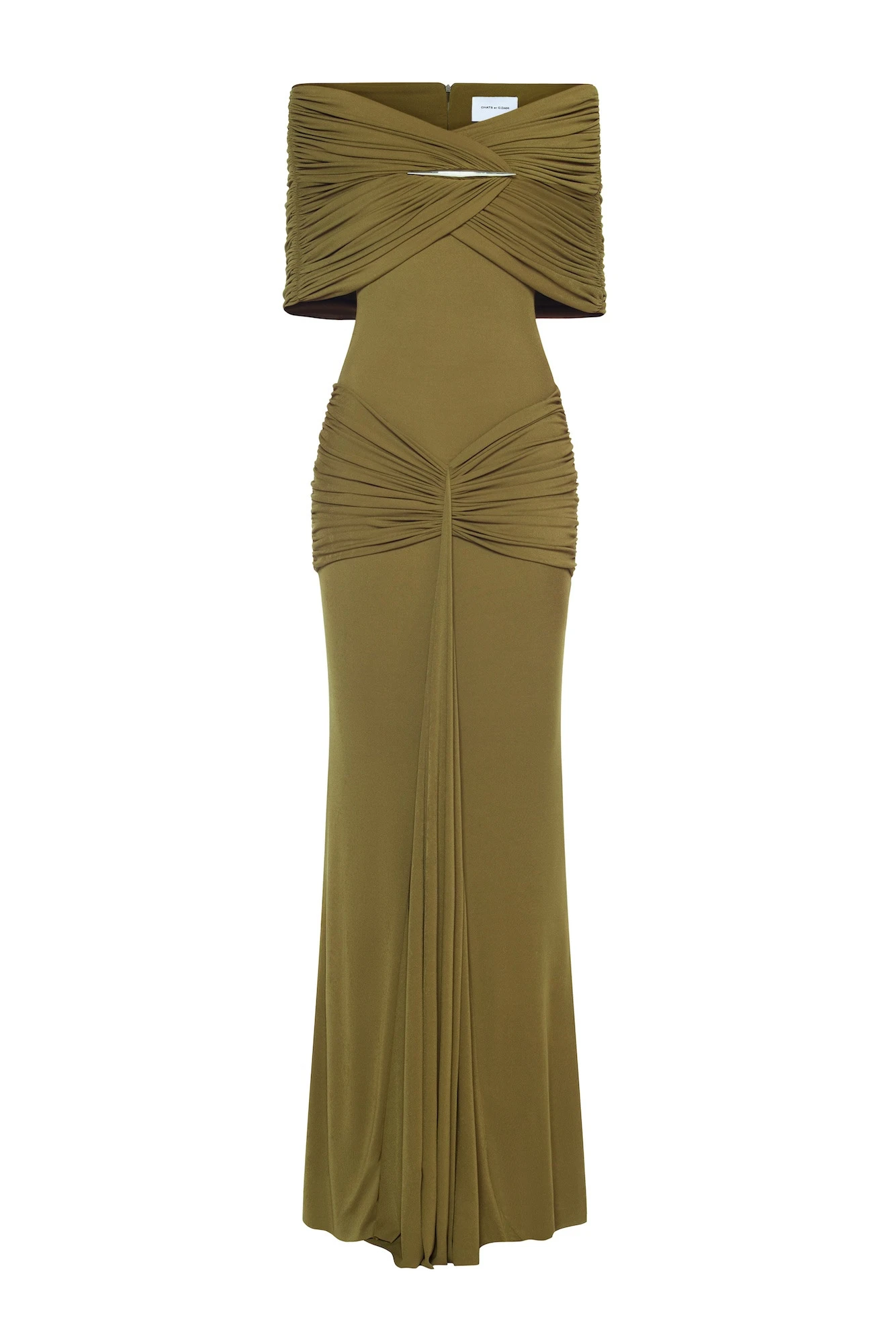 CHATS by C.Dam Sarah Dress in Brown Moss CHATS by C.Dam Sarah Dress in Brown Moss | Maxi Dresses | Coveti