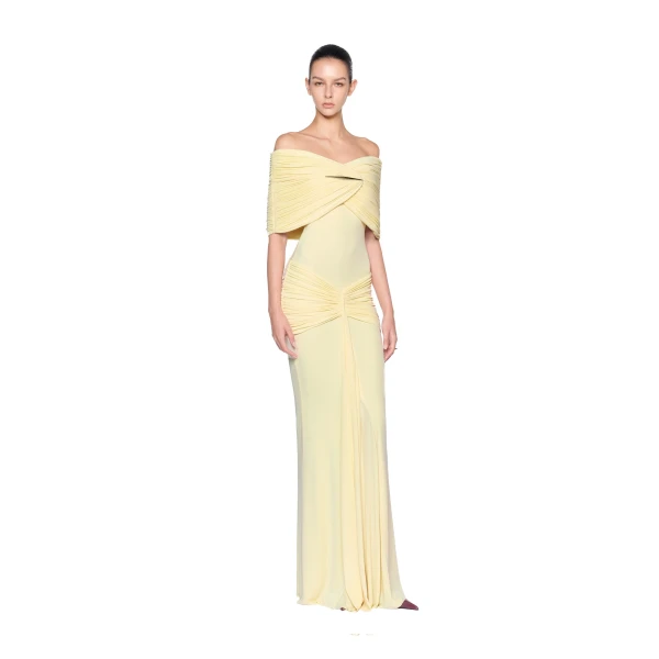CHATS by C.Dam Sarah Dress in Yellow, view 2