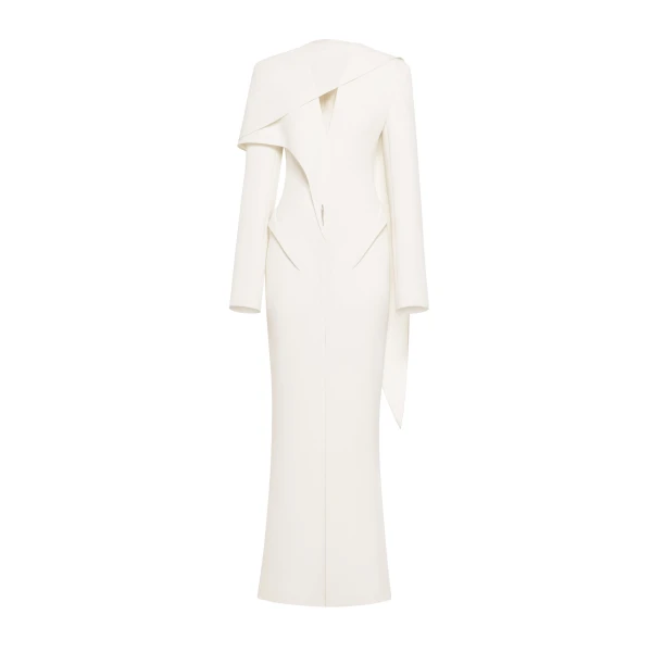 Selene Coat in Ivory White