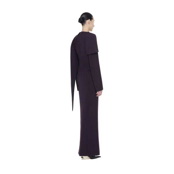CHATS by C.Dam Selene Coat in Mulberry Red, view 3