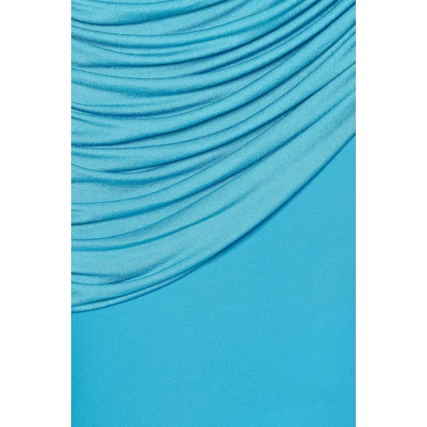 CHATS by C.Dam Selma Dress in Cerulean Blue | Maxi Dresses | Coveti