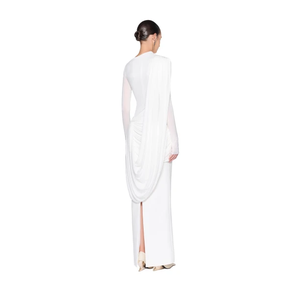 CHATS by C.Dam Selma Dress in White | Maxi Dresses | Coveti