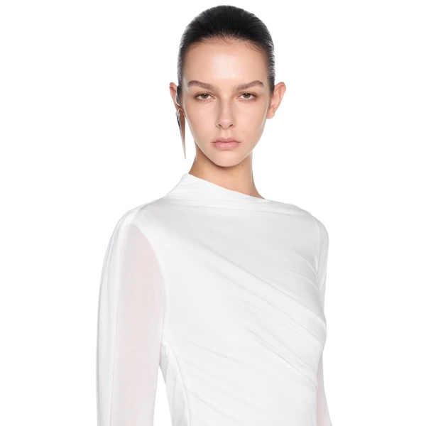 CHATS by C.Dam Selma Dress in White | Maxi Dresses | Coveti