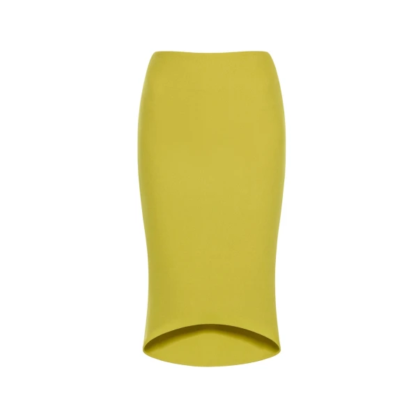 Sham Skirt in Chartreuse Green