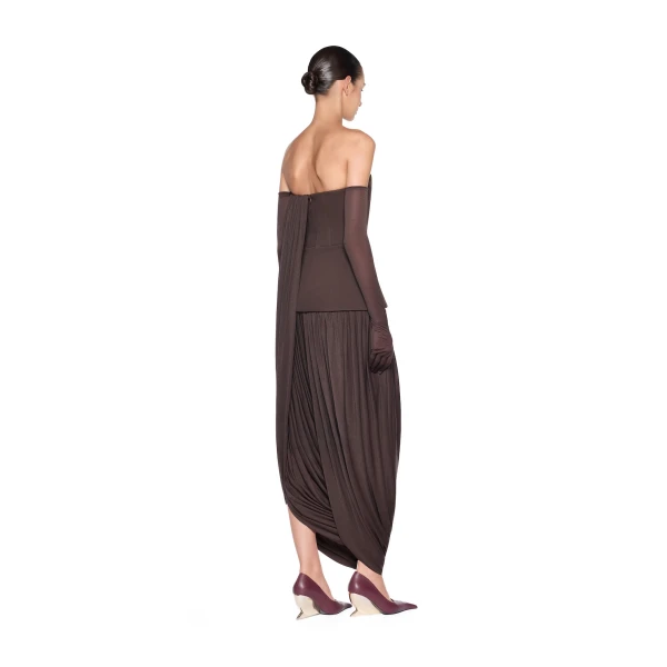CHATS by C.Dam Shirley Dress in Brown, view 2