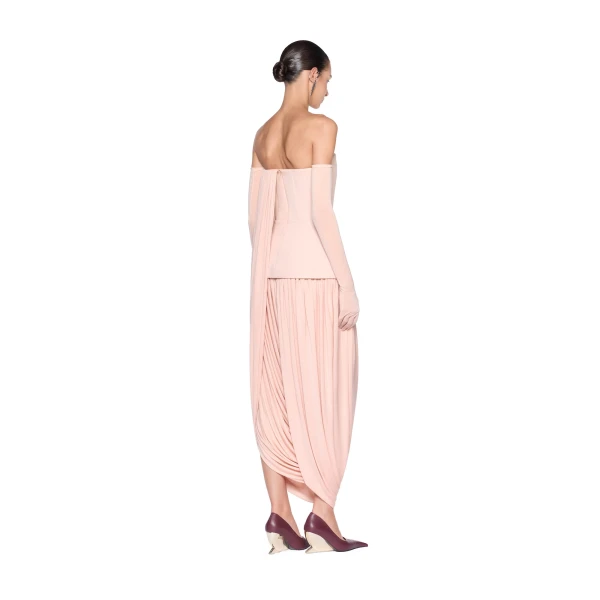 CHATS by C.Dam Shirley Dress in Spanish Pink | Maxi Dresses | Coveti