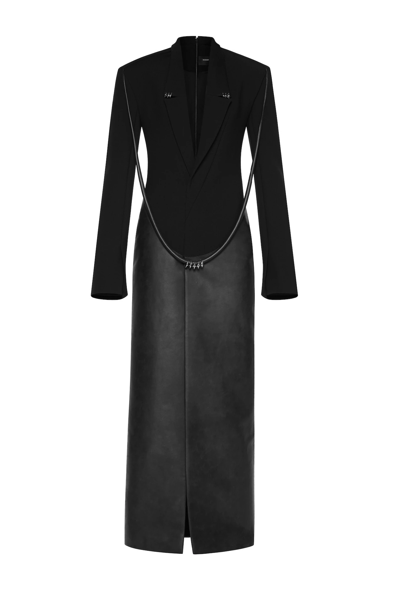 CHATS by C.Dam Vera Coat and Bodysuit Set in Black CHATS by C.Dam Vera Coat and Bodysuit Set in Black | Coats | Coveti