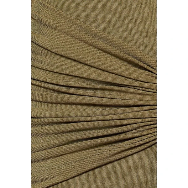 CHATS by C.Dam Virginia Dress in Brown Moss | Maxi Dresses | Coveti