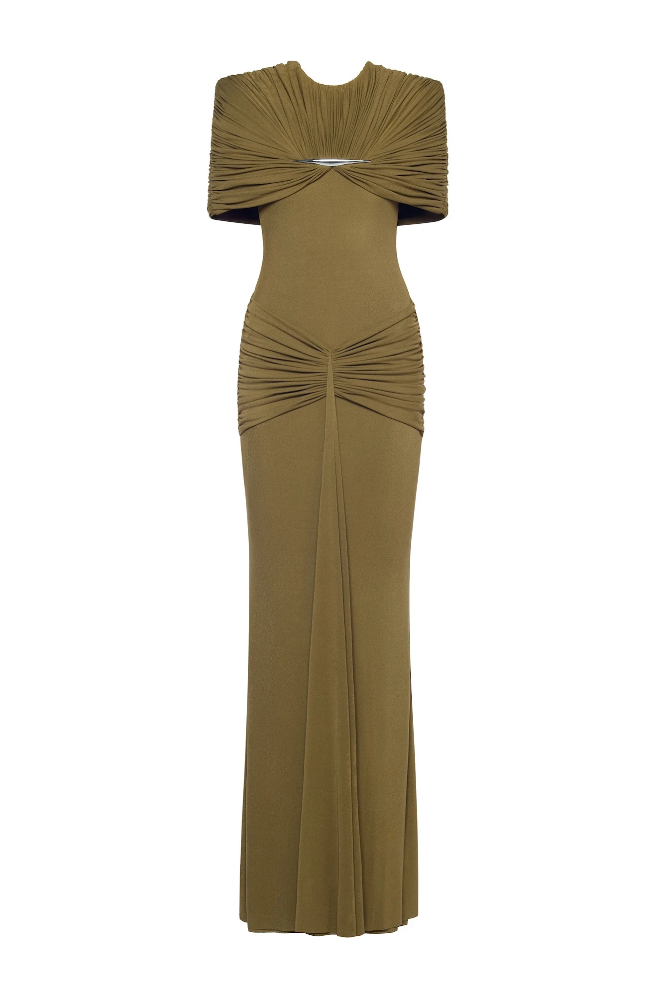 CHATS by C.Dam Virginia Dress in Brown Moss CHATS by C.Dam Virginia Dress in Brown Moss | Maxi Dresses | Coveti