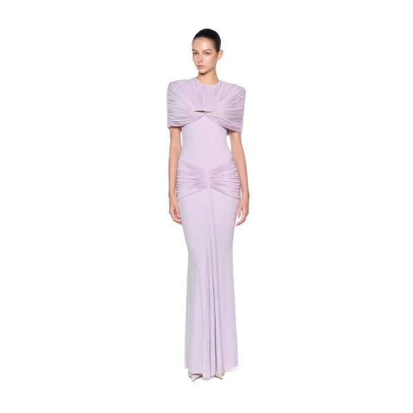 CHATS by C.Dam Virginia Dress in Purple | Maxi Dresses | Coveti