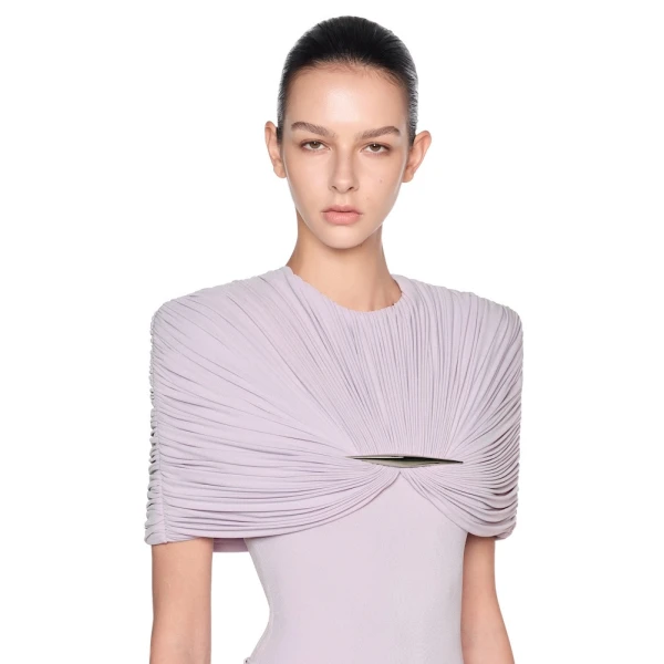 CHATS by C.Dam Virginia Dress in Purple | Maxi Dresses | Coveti