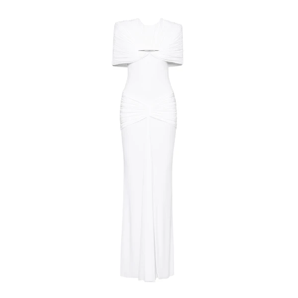 CHATS by C.Dam Virginia Dress in White | Maxi Dresses | Coveti