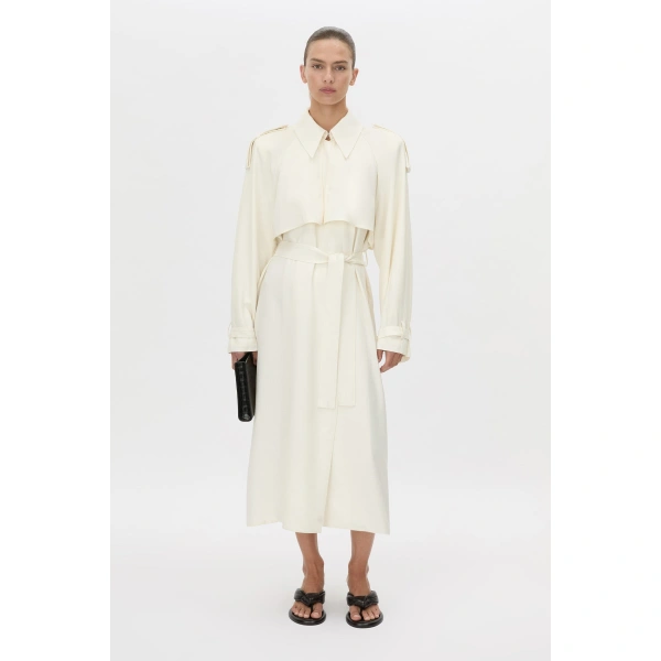 Camilla and Marc Arcadia Trench in Cream, view 2 | Trench Coat | Coveti