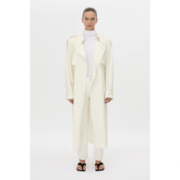 Camilla and Marc Arcadia Trench in Cream, view 4 | Trench Coat | Coveti