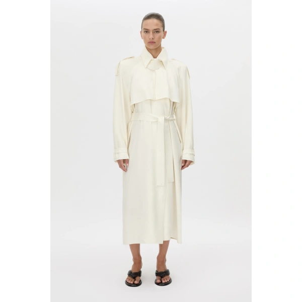 Camilla and Marc Arcadia Trench in Cream, view 5 | Trench Coat | Coveti