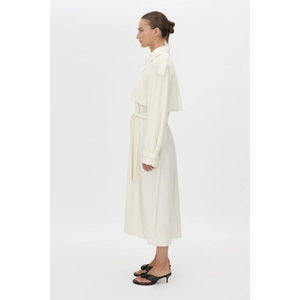 Camilla and Marc Arcadia Trench in Cream, view 6 | Trench Coat | Coveti